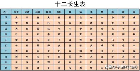 地支十二長生|【十二長生表】十二長生表詳解：瞭解你的八字五行運勢